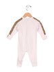 Burberry infant girls' pink multicore one piece