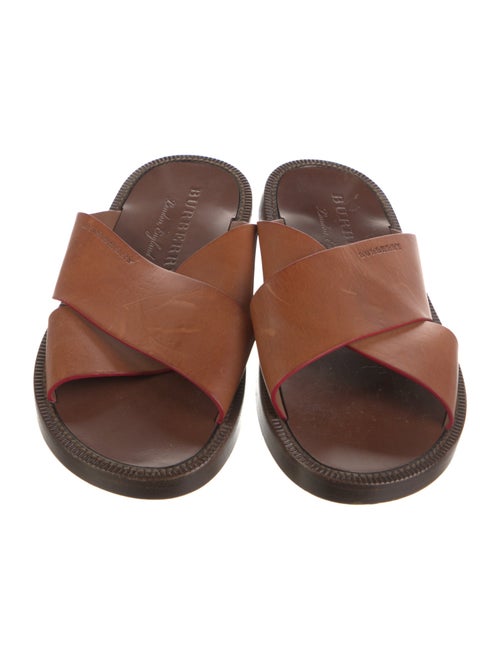 Burberry Leather Slides