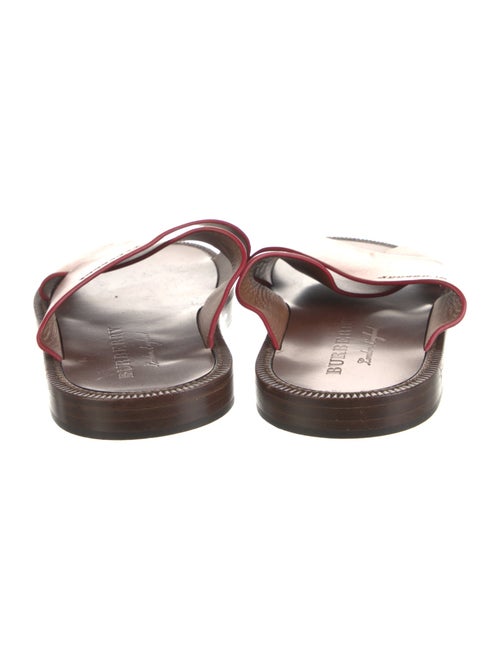 Burberry Leather Slides