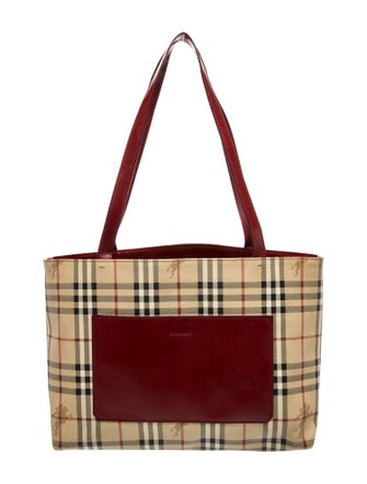 Burberry Haymarket Check Tote