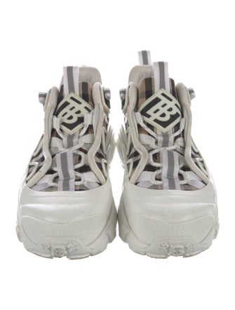 Burberry House Check Pattern Rubber Sneakers