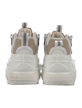 Burberry House Check Pattern Rubber Sneakers