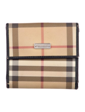 Burberry House Check Pattern Bifold Wallet