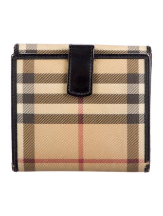 Burberry House Check Pattern Bifold Wallet