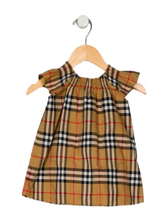 Burberry Infant Girls' Check Pattern Dress