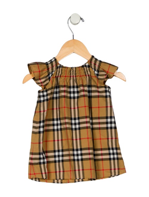 Burberry Infant Girls' Check Pattern Dress
