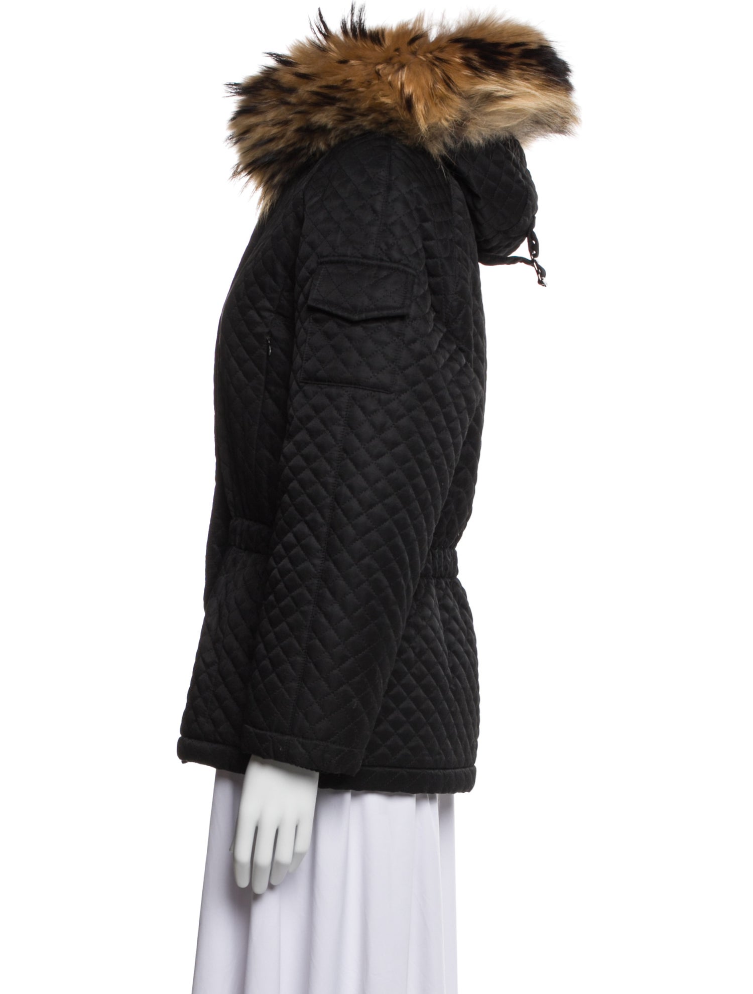 Burberry Printed Fur Jacket