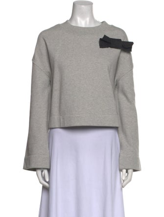 Burberry Crew Neck Long Sleeve Top