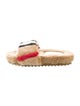 Burberry Toddler Girls' Faux Fur Slides