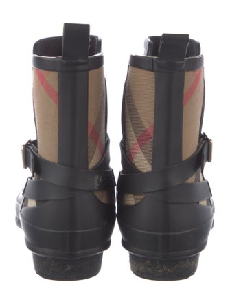 Burberry Rubber Printed Rain Boots