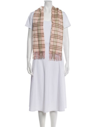 Burberry Cashmere Striped Scarf