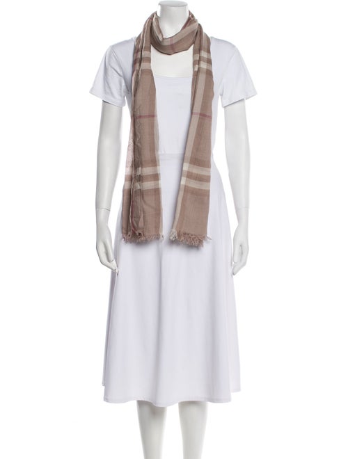 Burberry Silk House Check Pattern Scarf