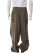 Burberry Plaid Print Cargo Pants
