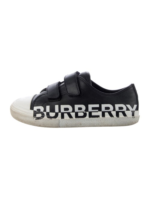 Burberry Kids Leather Low Top Sneakers