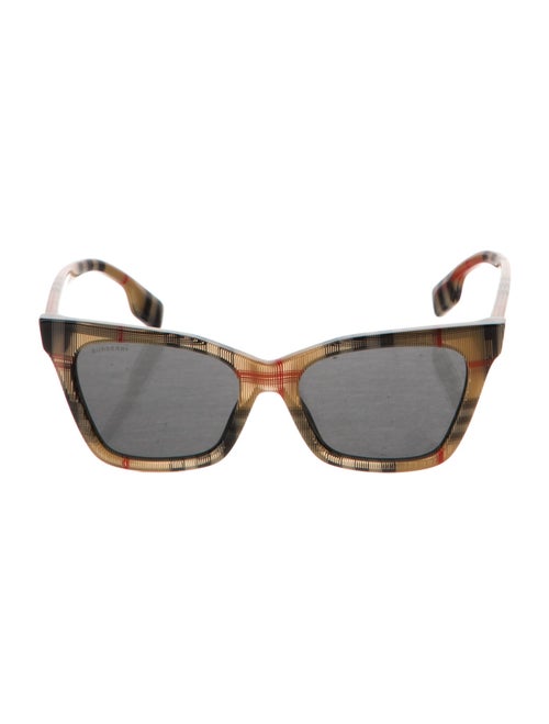 Burberry House Check Pattern Wayfarer Sunglasses