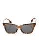 Burberry House Check Pattern Wayfarer Sunglasses
