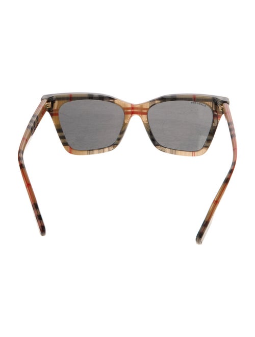 Burberry House Check Pattern Wayfarer Sunglasses
