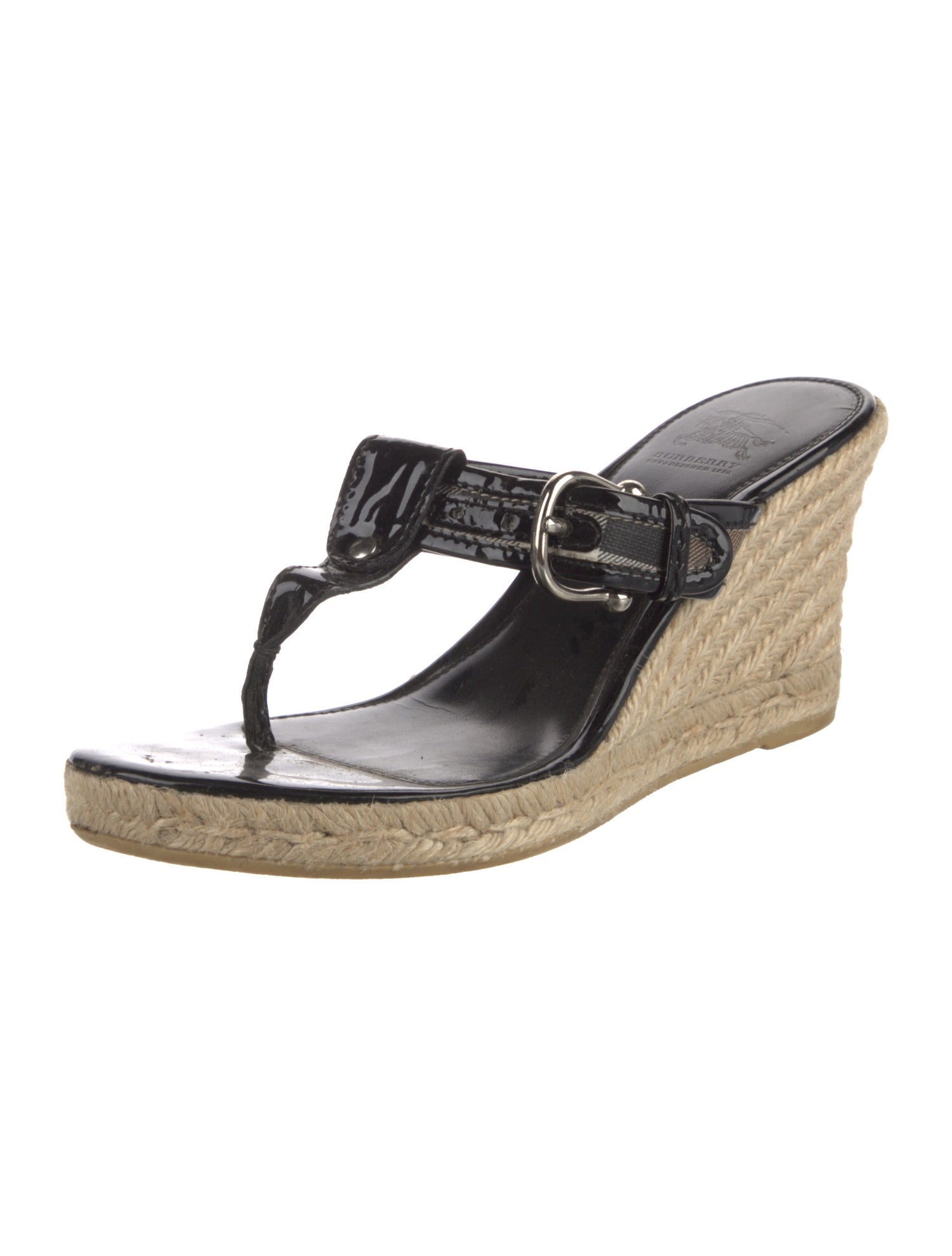 Burberry Prorsum Patent Leather Espadrilles