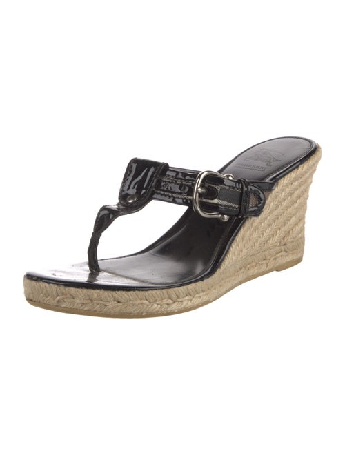 Burberry Prorsum Patent Leather Espadrilles