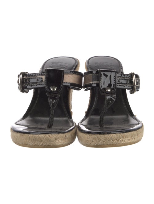 Burberry Prorsum Patent Leather Espadrilles