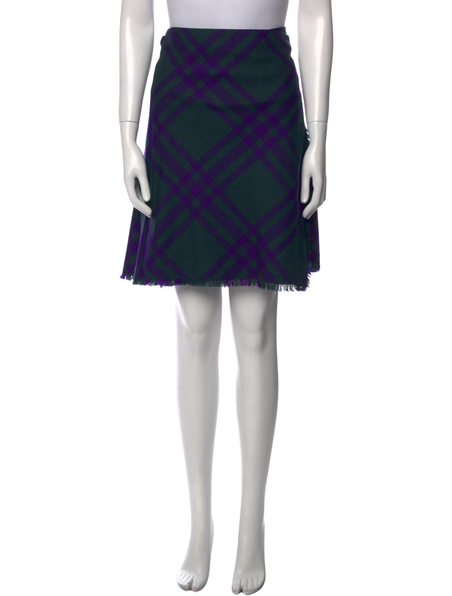 Burberry Wool Knee-Length Skirt w/ Tags