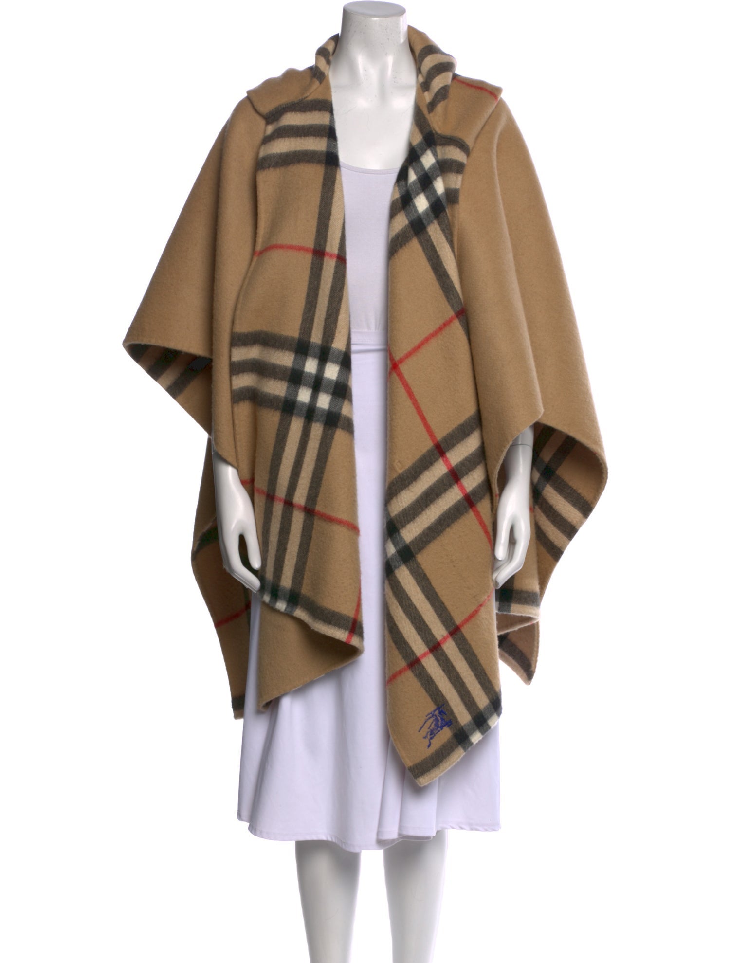 Burberry Cashmere Plaid Print Sweater