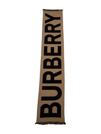 Burberry Wool Graphic Print Scarf