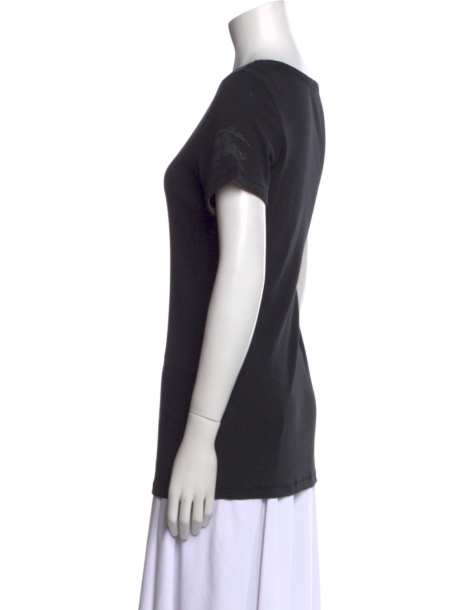 Burberry Brit Scoop Neck Short Sleeve T-Shirt