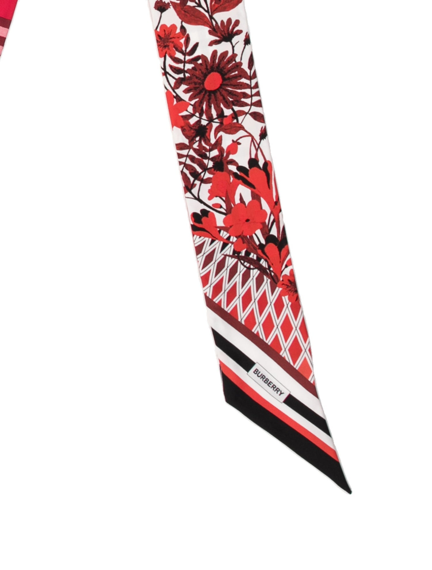 Burberry Silk Floral Print Scarf