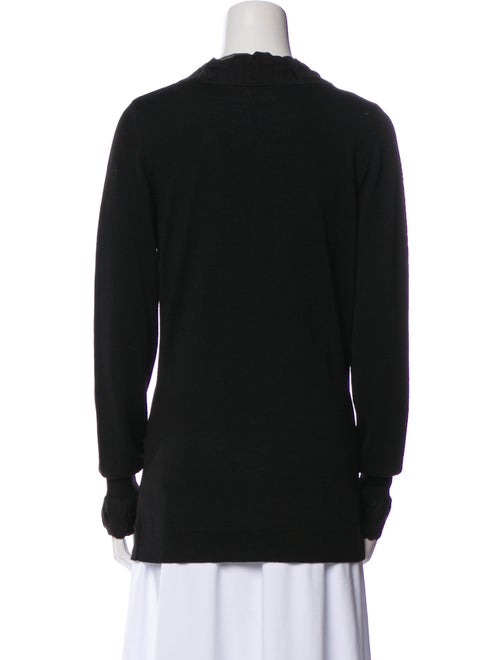 Burberry Virgin Wool V-Neck Tunic