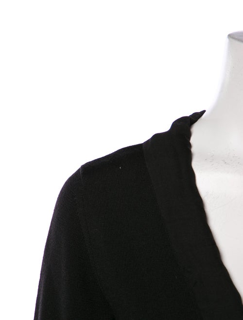 Burberry Virgin Wool V-Neck Tunic