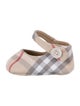 Burberry Infant Girls' Check Pattern Booties
