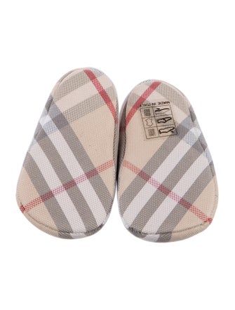 Burberry Infant Girls' Check Pattern Booties