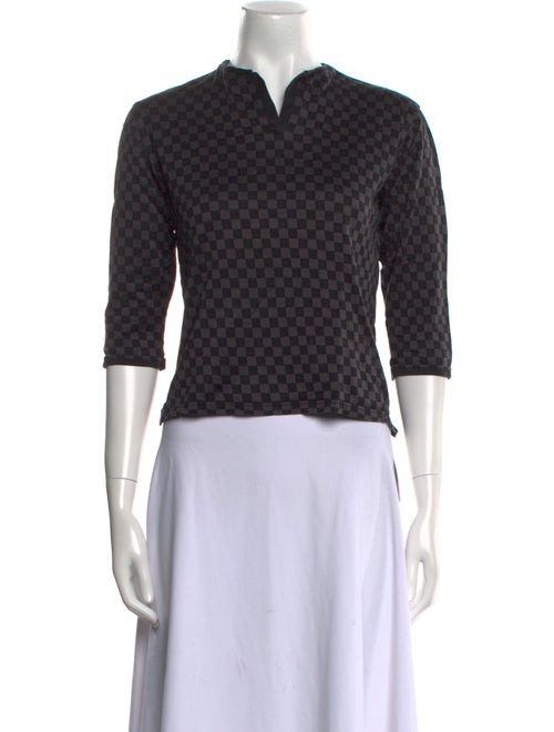 Burberry Golf BURBERRY GOLF Plaid Print Crop Top