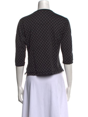 Burberry Golf BURBERRY GOLF Plaid Print Crop Top