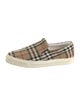 Burberry House Check Pattern Canvas Sneakers