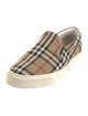 Burberry House Check Pattern Canvas Sneakers