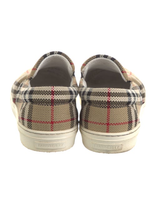 Burberry House Check Pattern Canvas Sneakers