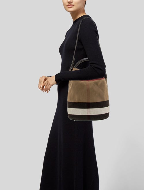 Burberry Exploded Check Hobo