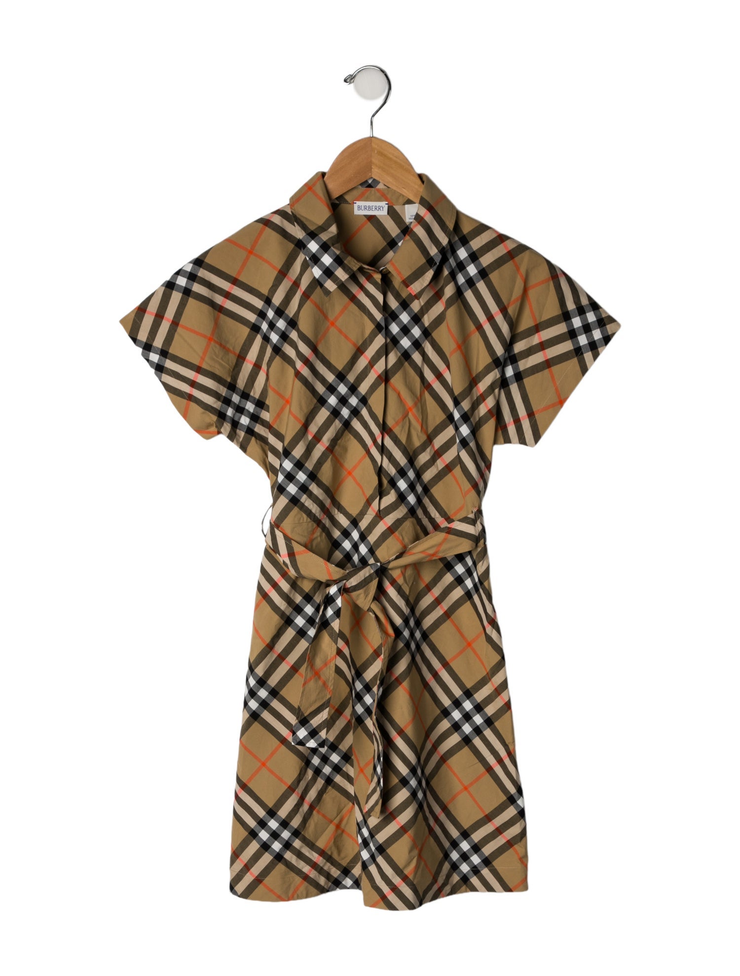 Burberry Nova Check Short Sleeve Dress