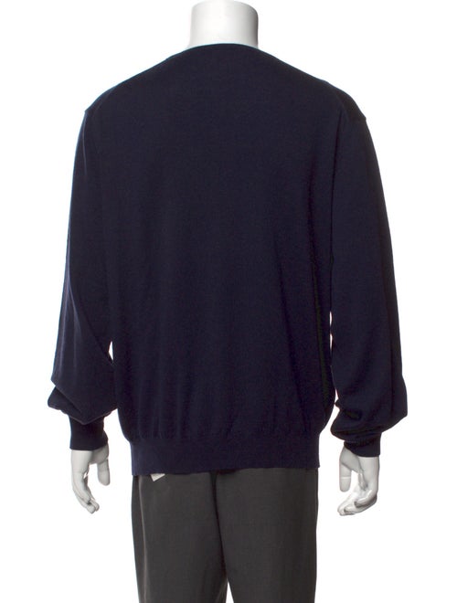 Burberry Exploded Check Pattern Merino Wool Pullover