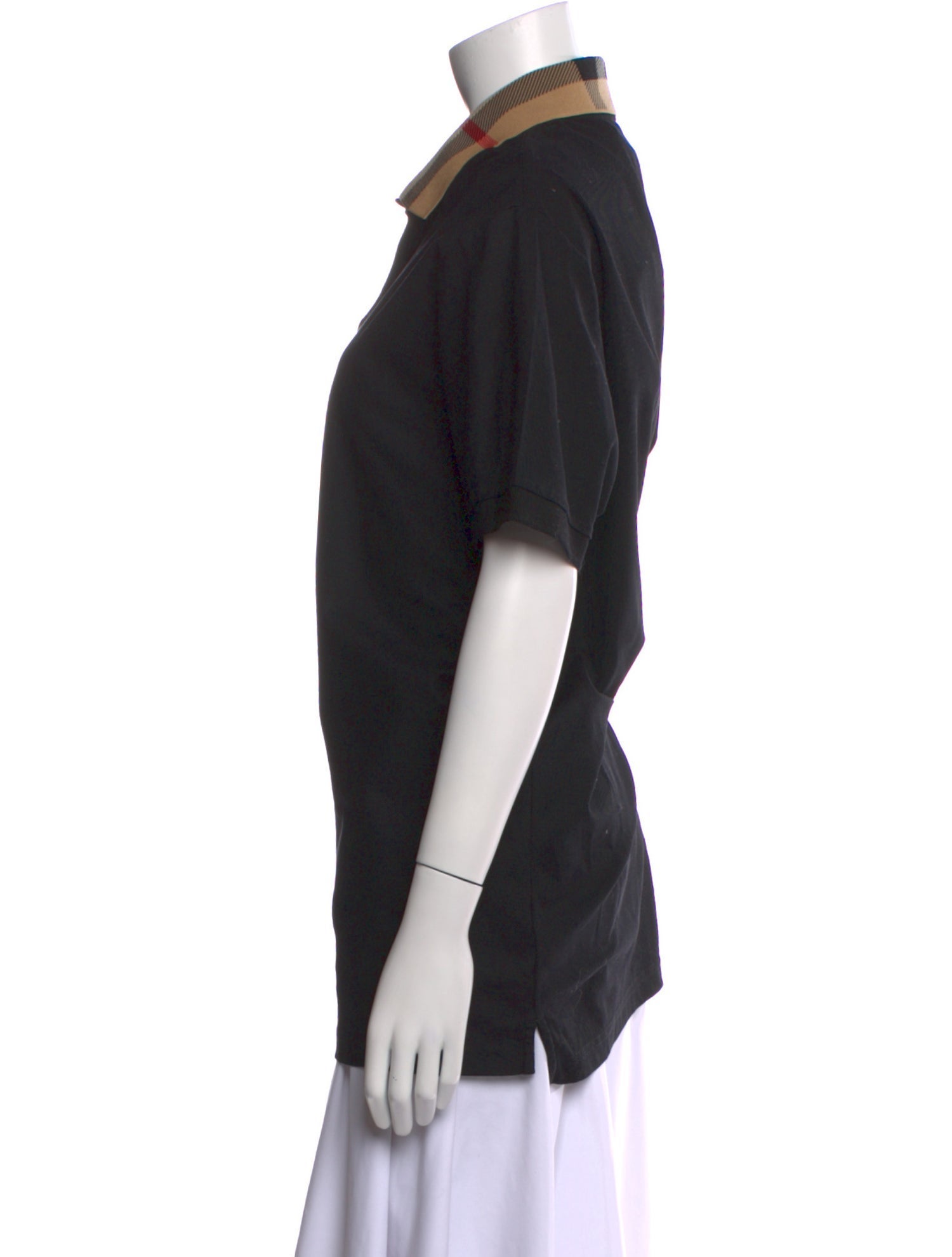 Burberry Crew Neck Short Sleeve Polo Shirt w/ Tags