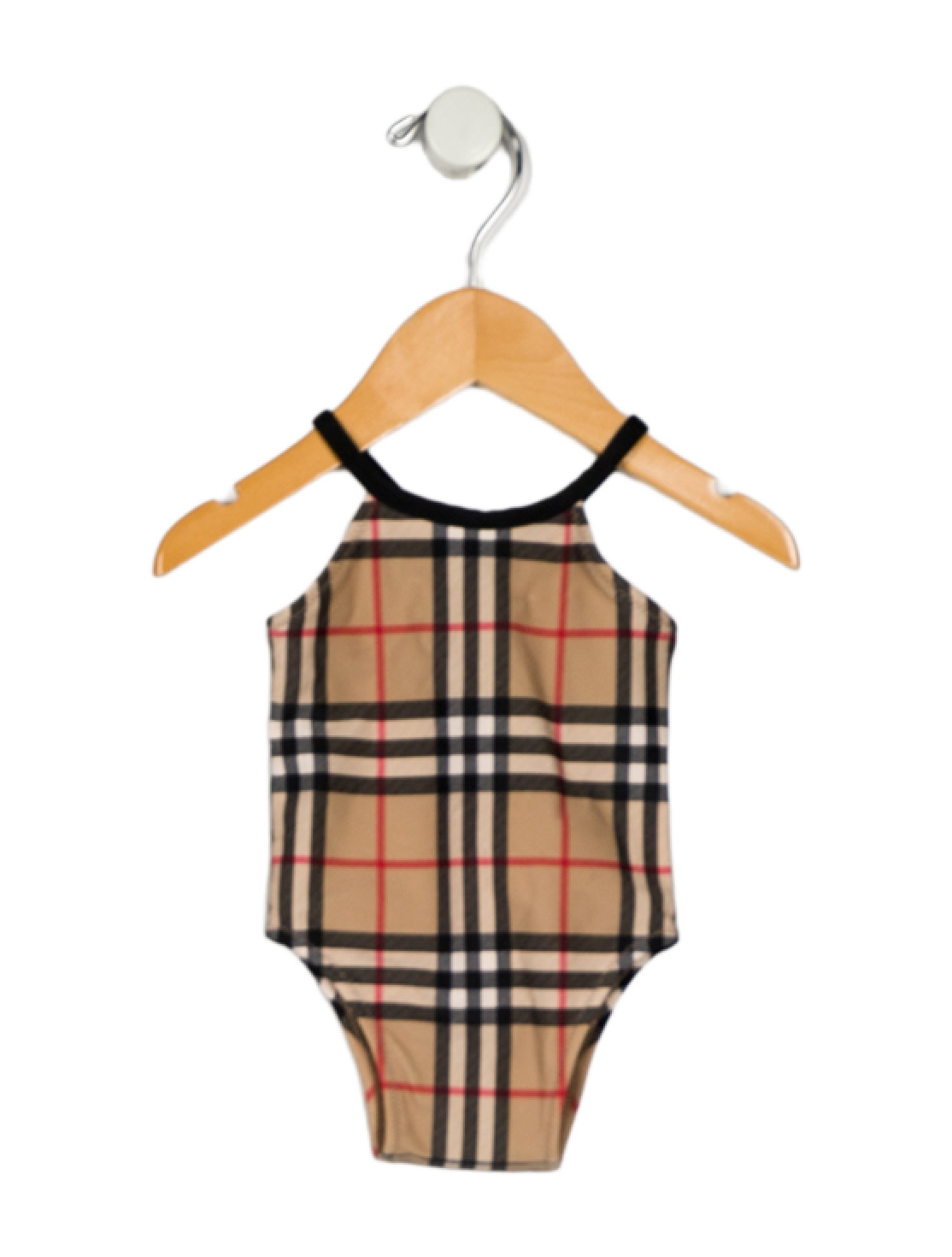 Burberry Infant Girls' Check One-Piece Bathing Suit