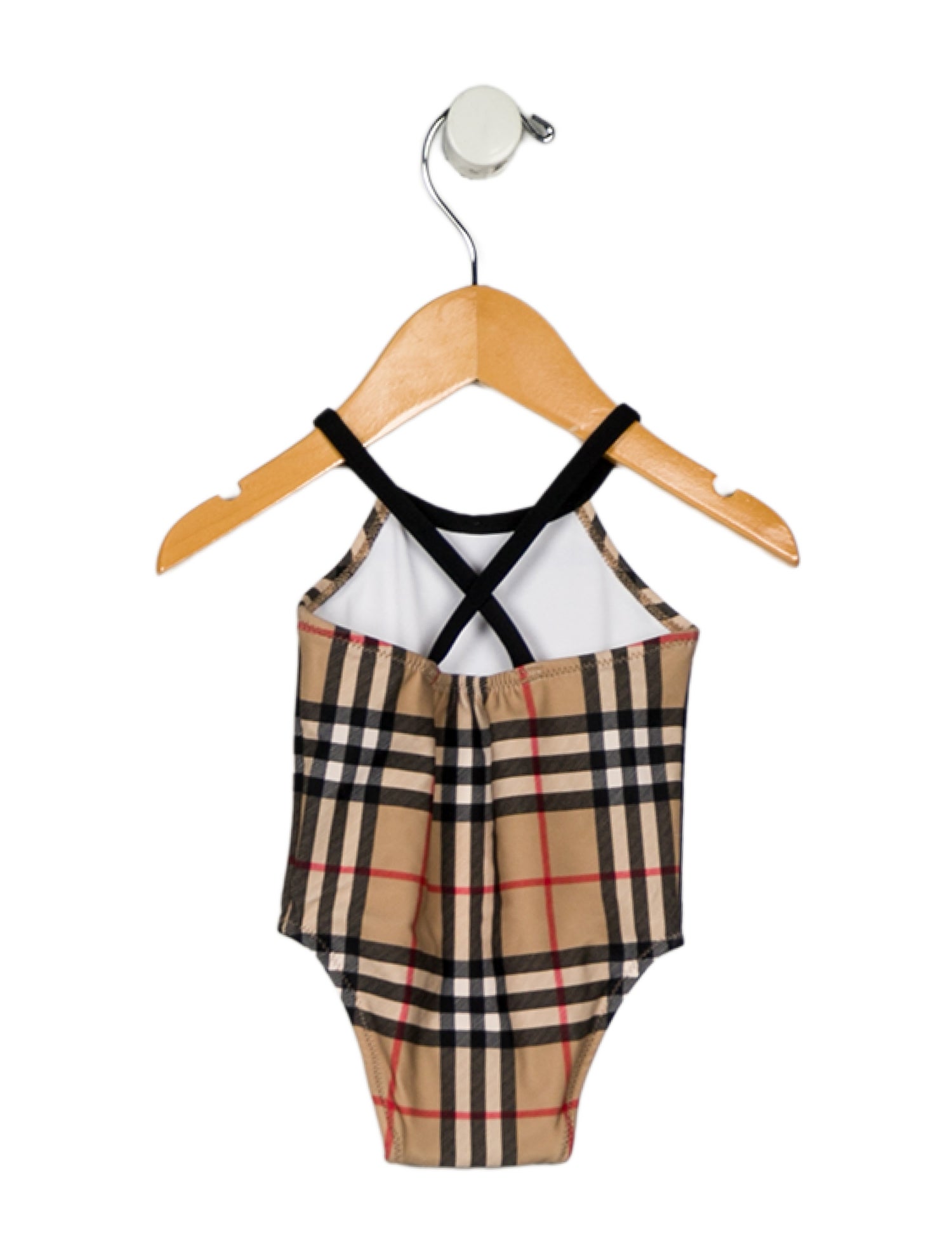 Burberry Infant Girls' Check One-Piece Bathing Suit
