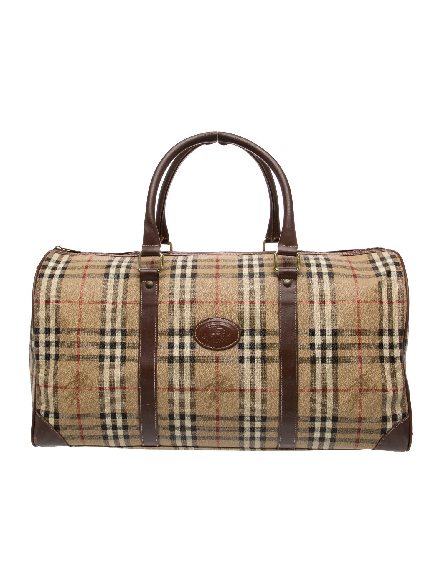 Burberry Haymarket Check Weekender Bag