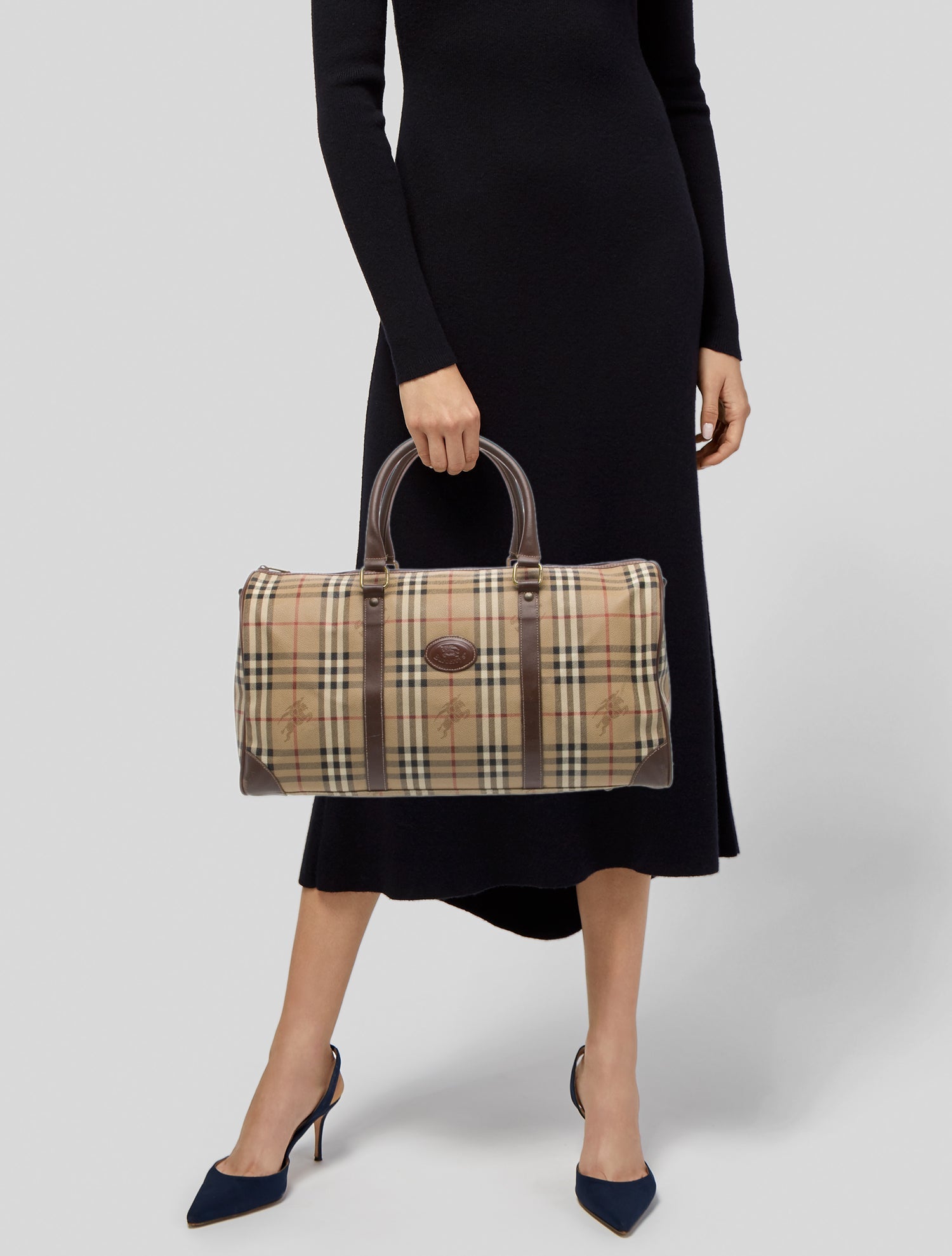 Burberry Haymarket Check Weekender Bag