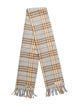 Burberry Cashmere House Check Pattern Scarf