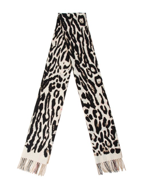 Burberry Cashmere Nova Check Pattern Scarf