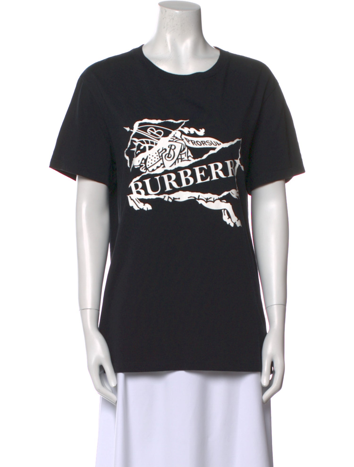Burberry Graphic Print Crew Neck T-Shirt