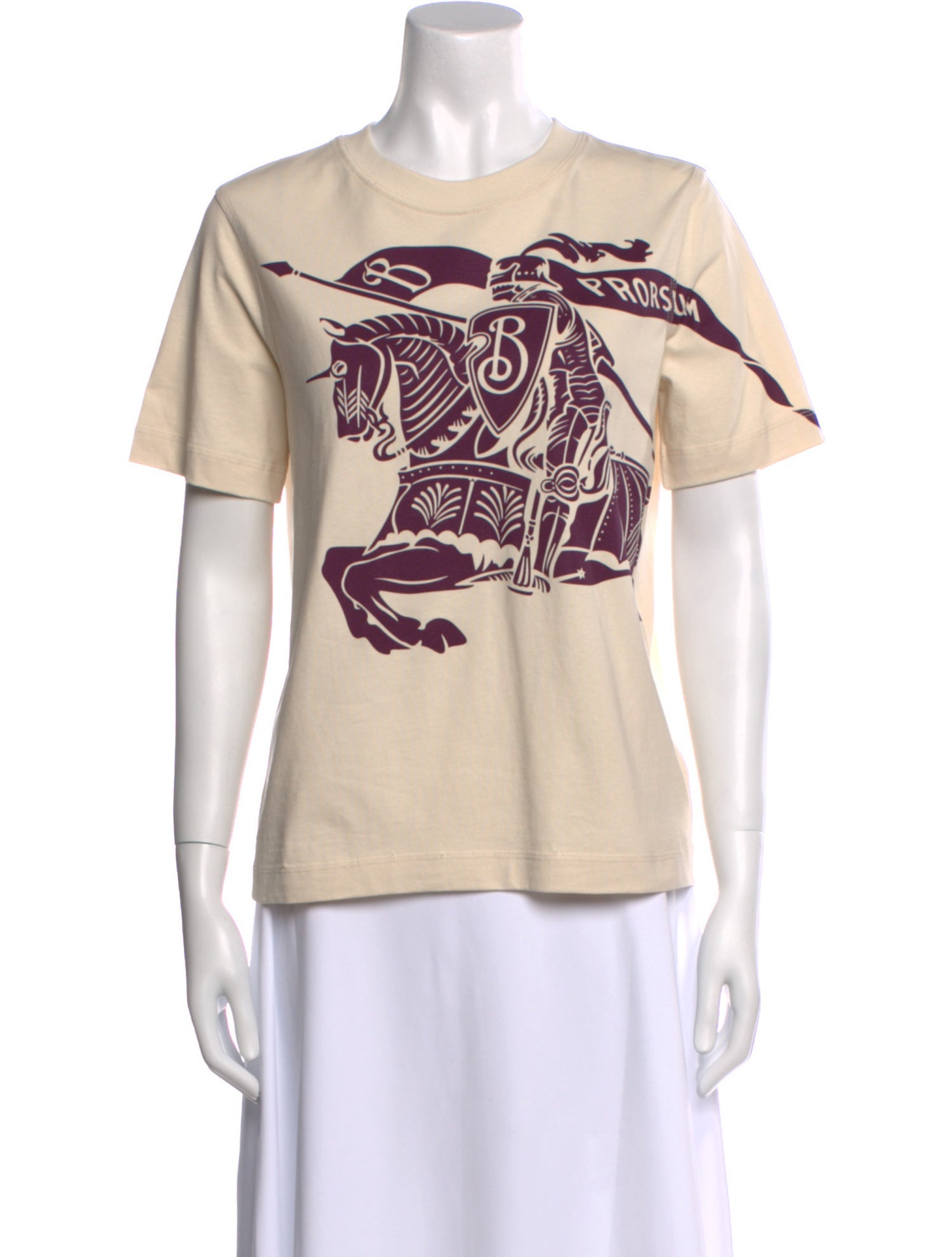 Burberry Graphic Print Crew Neck T-Shirt